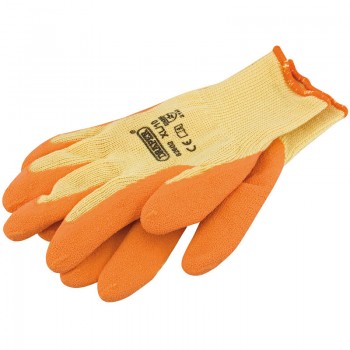 Heavy Duty Latex Coated Work Gloves, Extra Large, Orange Heavy Duty Latex Coated Work Gloves, Extra Large, Orange