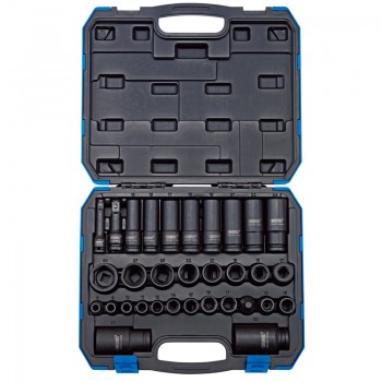 Draper Impact Socket Set, 3/8” & 1/2” Sq. Dr. (32 Piece) Draper Impact Socket Set, 3/8” & 1/2” Sq. Dr. (32 Piece)