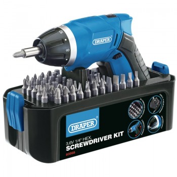 3.6V Cordless Li-ion Screwdriver Kit 3.6V Cordless Li-ion Screwdriver Kit
