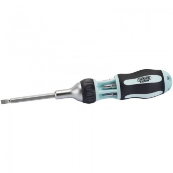 Soft Grip 7 in 1 Ratcheting Screwdriver and Bit Set Soft Grip 7 in 1 Ratcheting Screwdriver and Bit Set