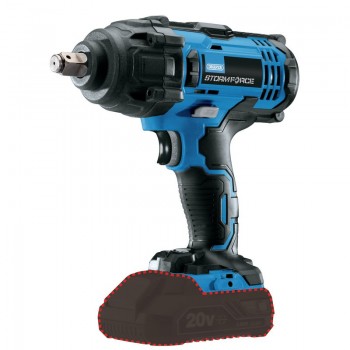 Draper Storm Force® 20V Mid-Torque Impact Wrench, 1/2” Sq. Dr., 400Nm (Sold Bare) Draper Storm Force® 20V Mid-Torque Impact Wrench, 1/2” Sq. Dr., 400Nm (Sold Bare)