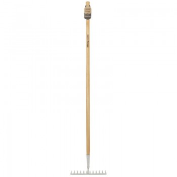 Draper Heritage Stainless Steel Garden Rake with Ash Handle Draper Heritage Stainless Steel Garden Rake with Ash Handle